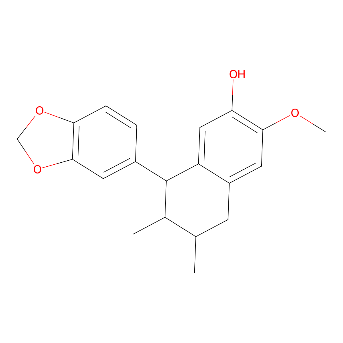 Otobaphenol molecular structure, CAS 10240-16-1