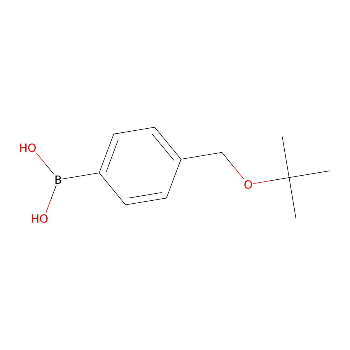 4-(tert-Butoxymethyl)benzeneboronic acid molecular structure, CAS 1024017-53-5