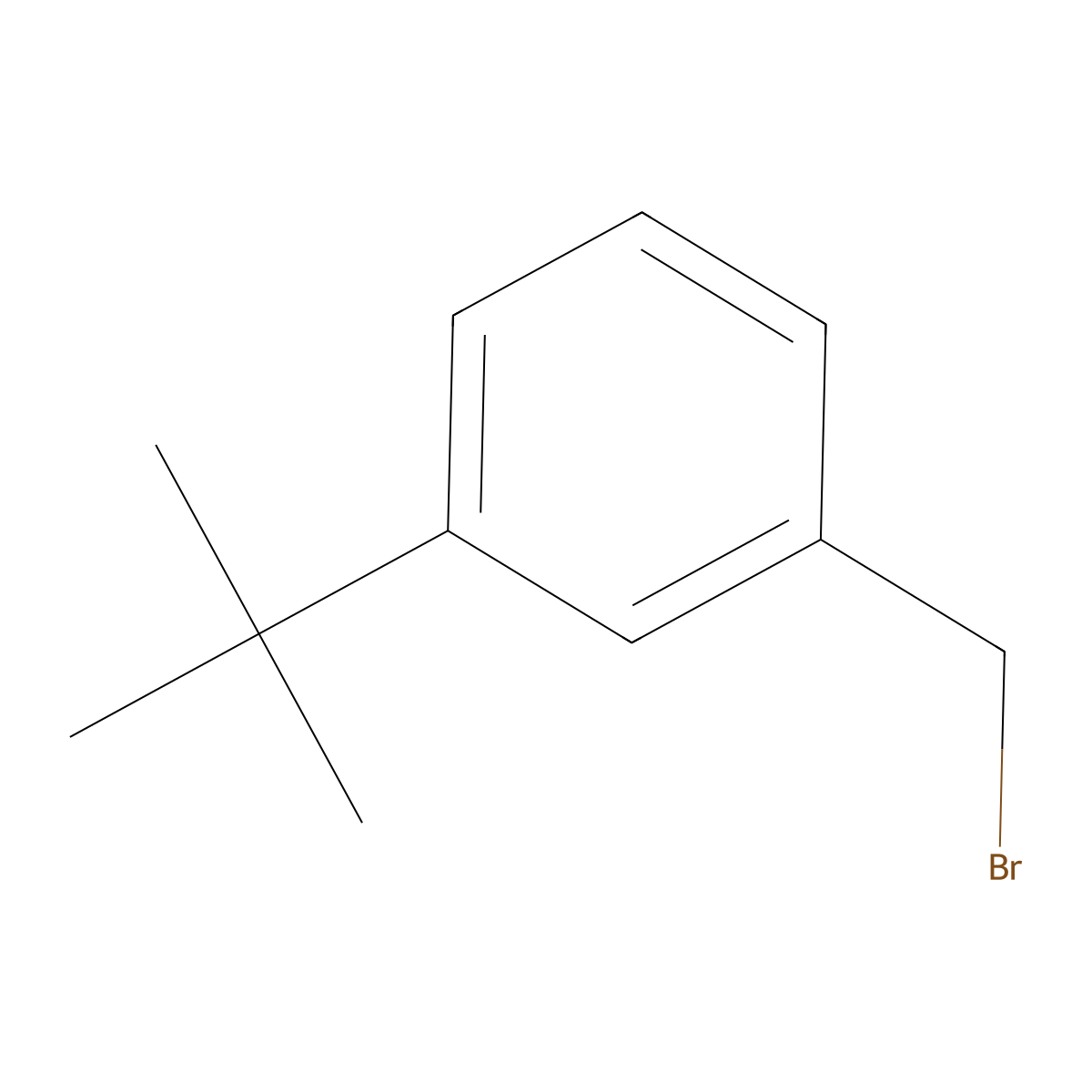 1-(Bromomethyl)-3-tert-butylbenzene molecular structure, CAS 102405-32-3