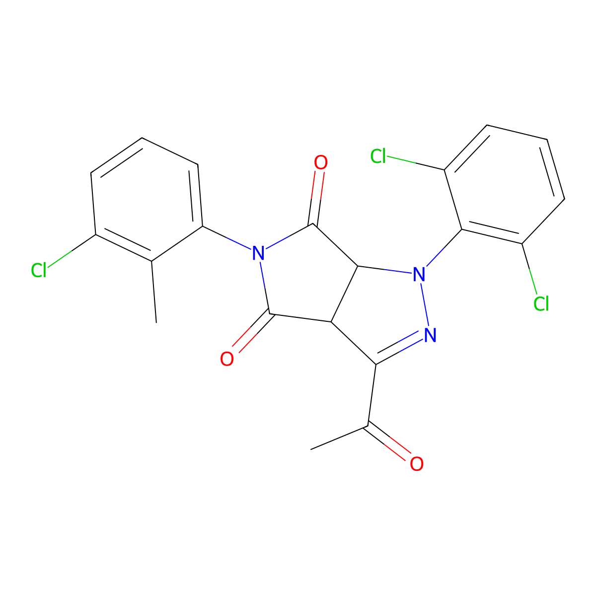 C20H14Cl3N3O3 molecular structure, CAS 1024058-73-8