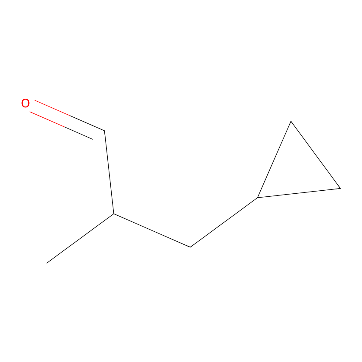 3-Cyclopropyl-2-methylpropanal molecular structure, CAS 1024119-22-9