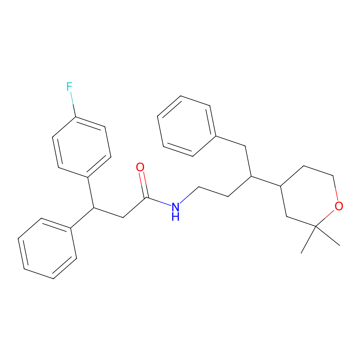C32H38Fno2 molecular structure, CAS 1024123-74-7