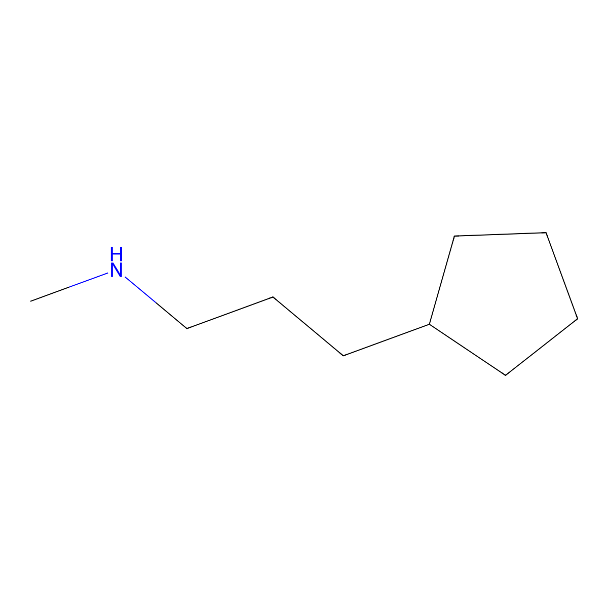 Methyl(cyclopentyl-propyl)amine molecular structure, CAS 1024127-49-8