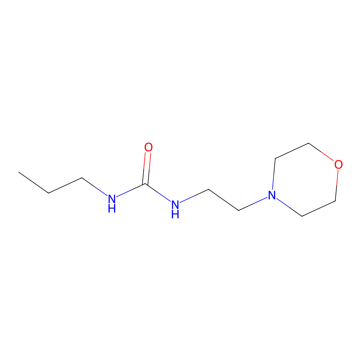 1-(2-Morpholin-4-ylethyl)-3-propylurea molecular structure, CAS 1024146-88-0
