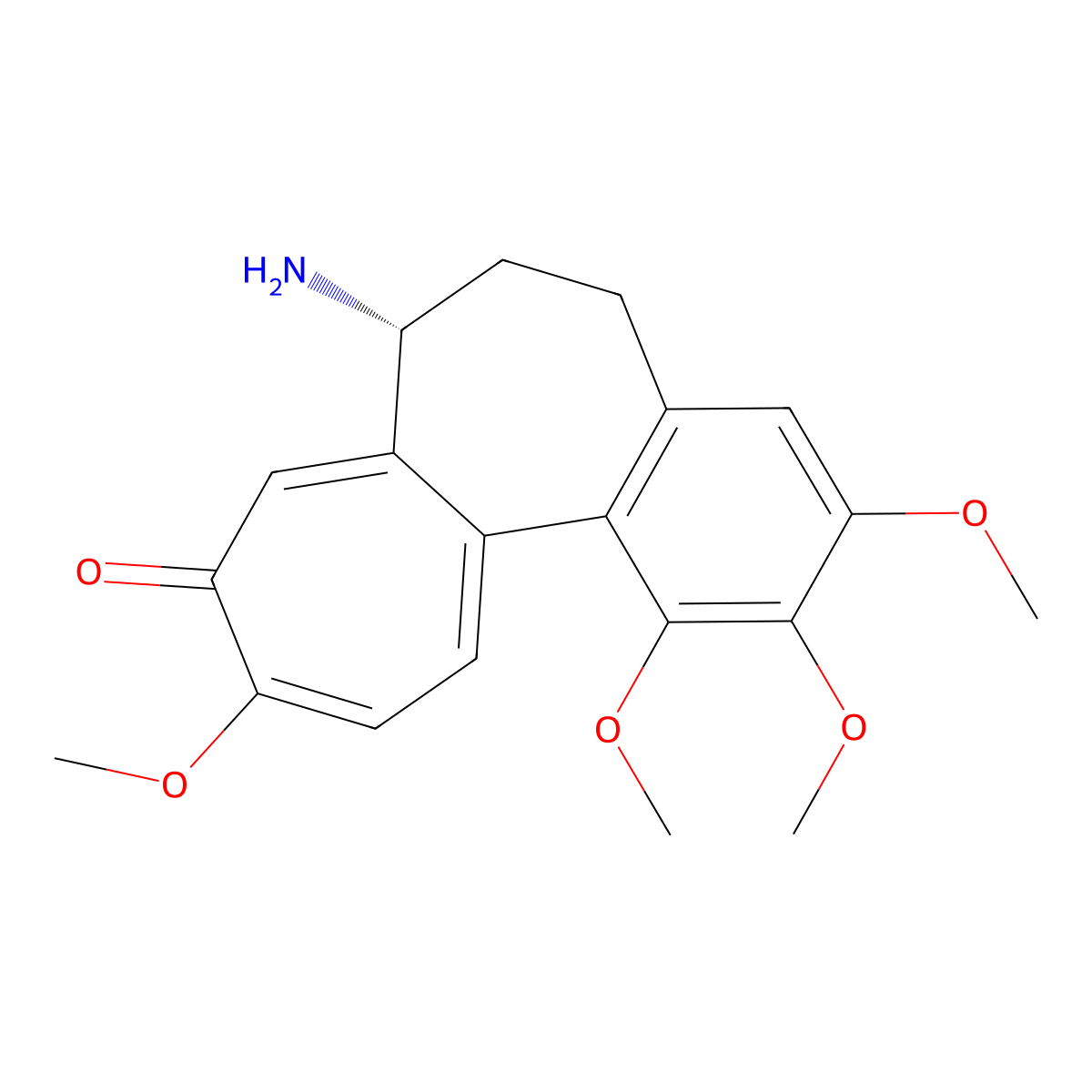 (R)-N-Deacetyl Colchicine molecular structure, CAS 102419-91-0