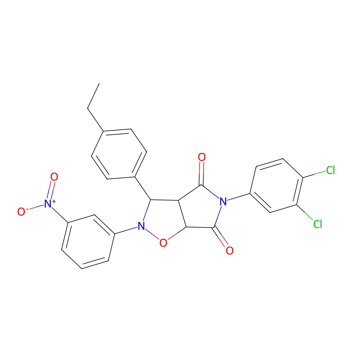 C25H19Cl2N3O5 molecular structure, CAS 1024195-83-2