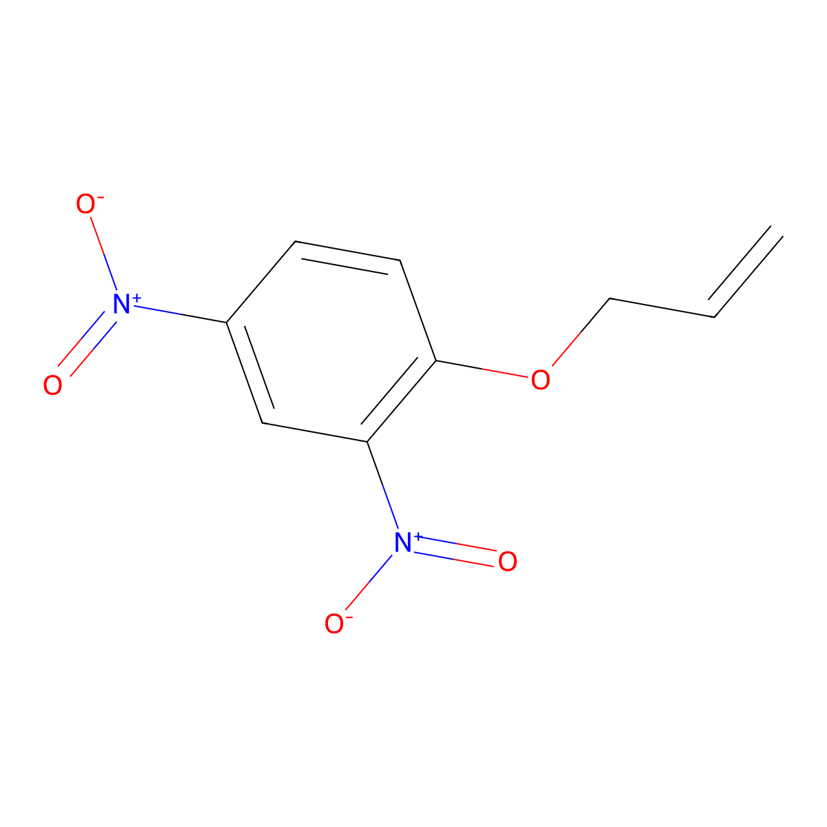 2,4-Dinitro-1-[(prop-2-en-1-yl)oxy]benzene molecular structure, CAS 10242-18-9