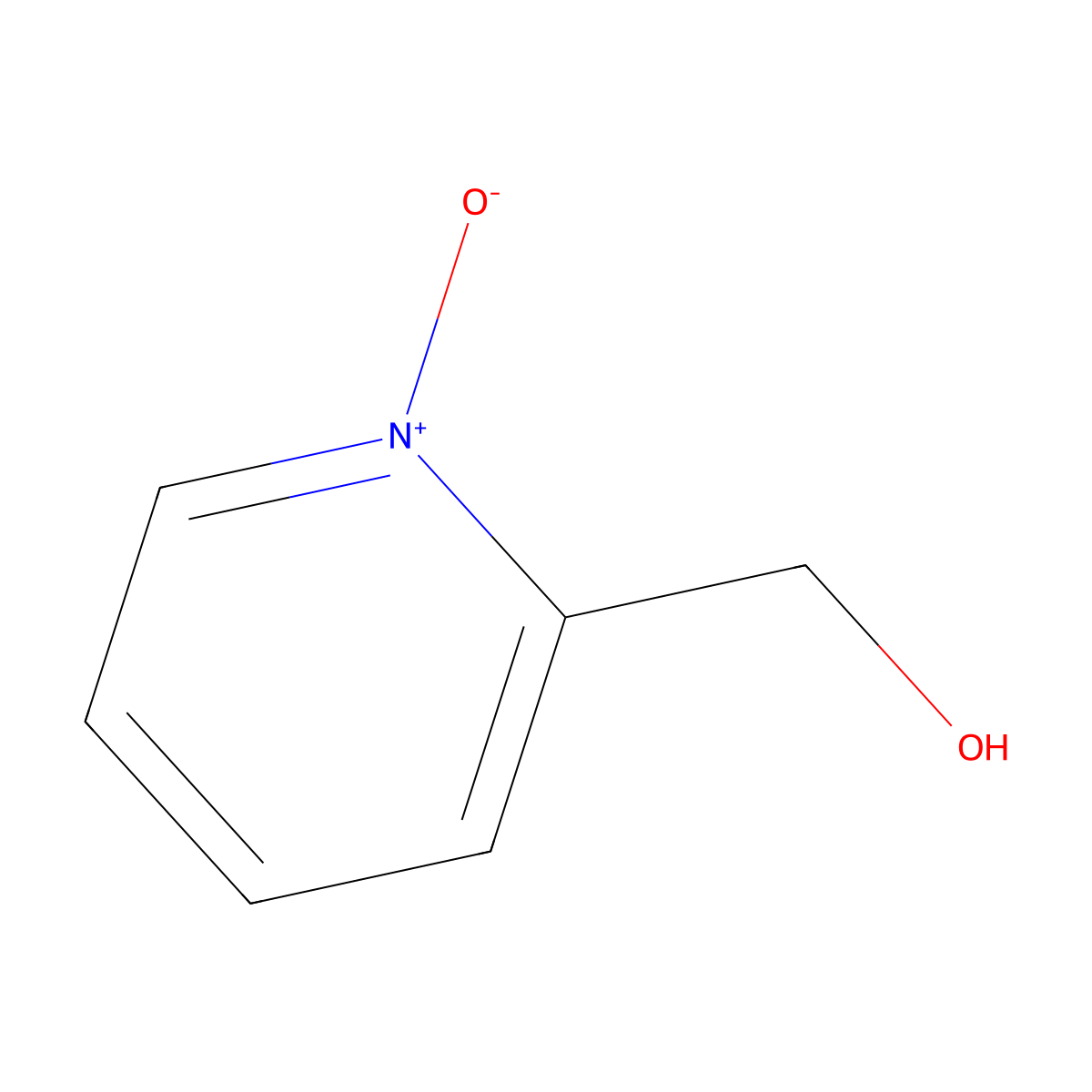 Pyridine-2-methanol 1-oxide molecular structure, CAS 10242-36-1