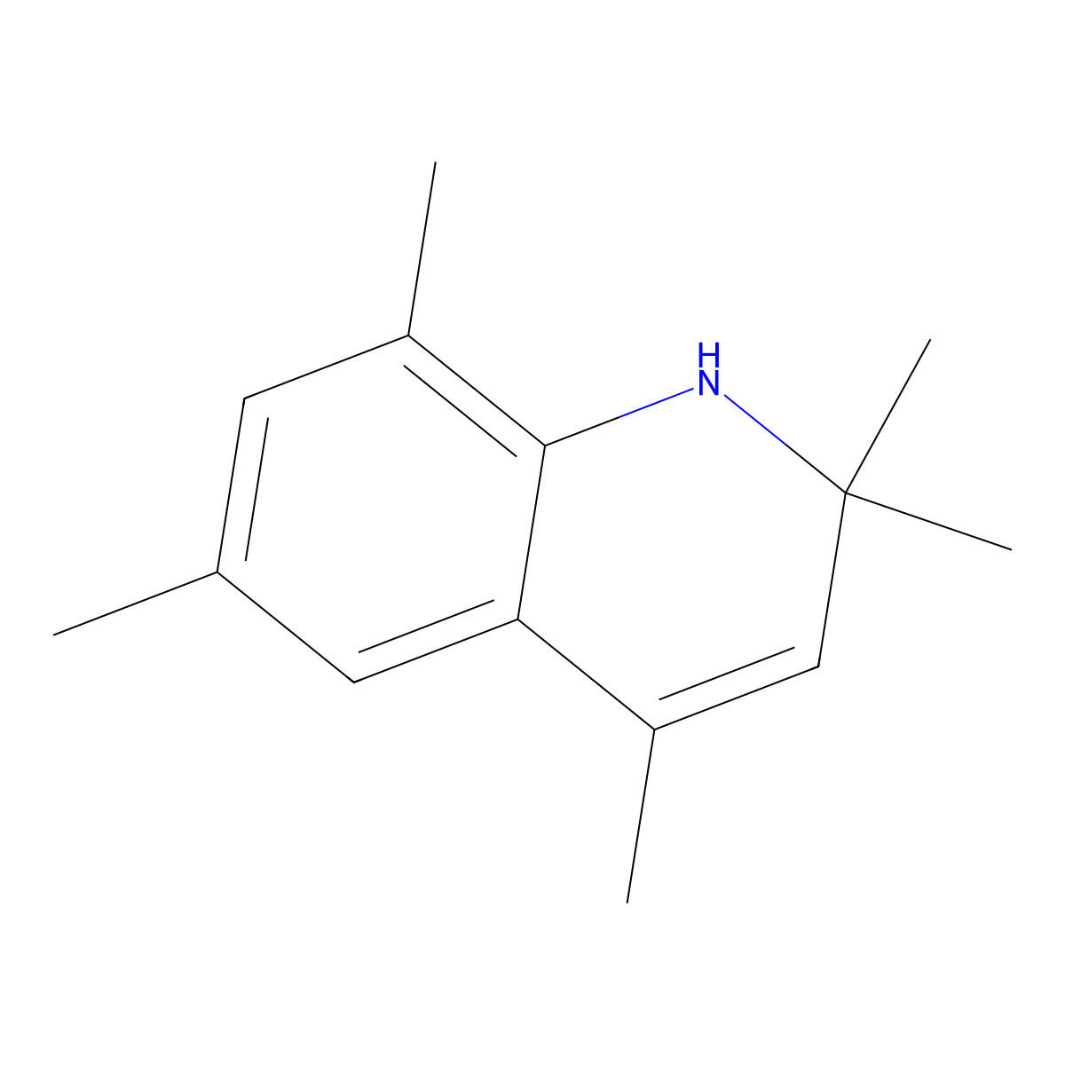 2,2,4,6,8-pentamethyl-1H-quinoline molecular structure, CAS 1024208-85-2