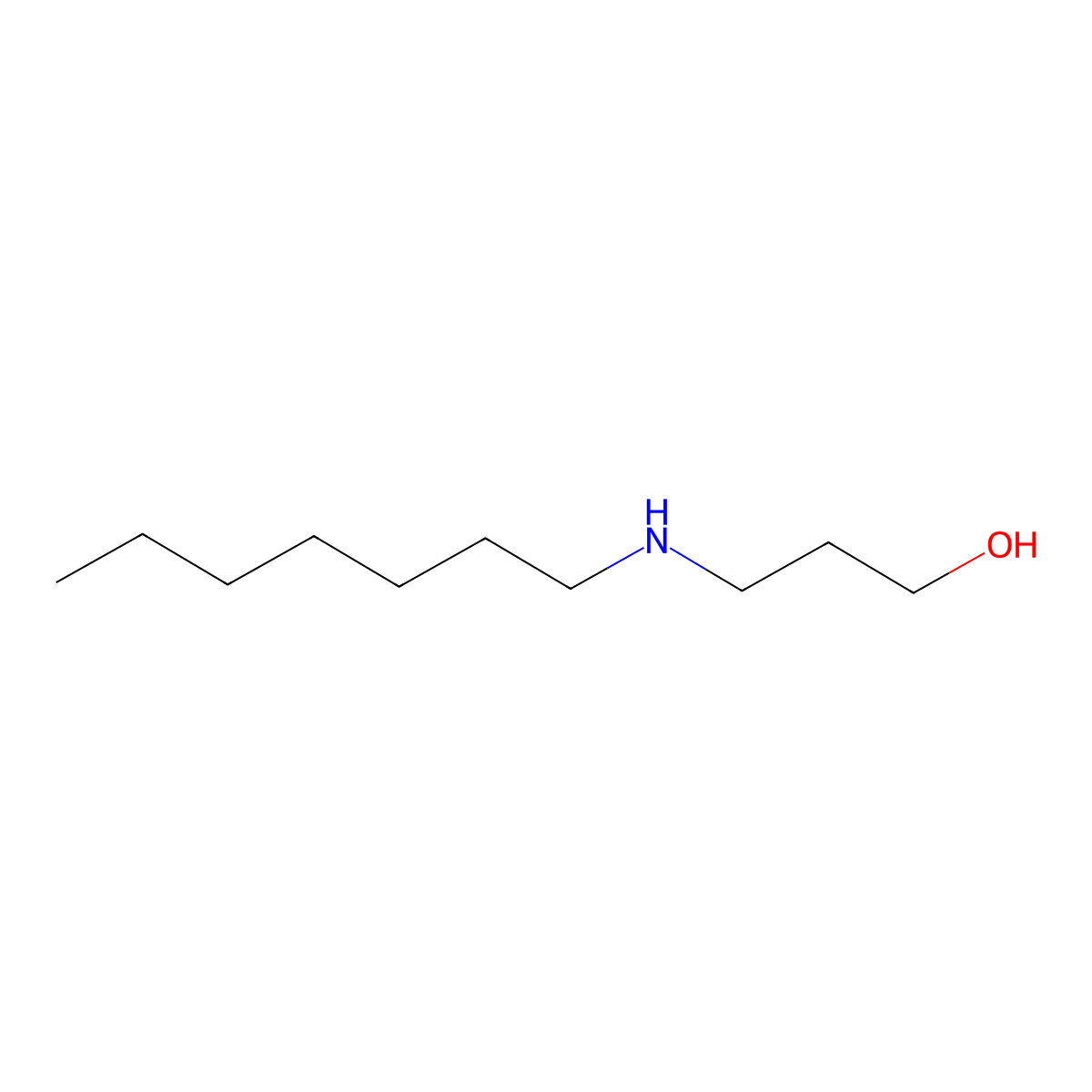 3-(Heptylamino)propan-1-ol molecular structure, CAS 1024275-23-7