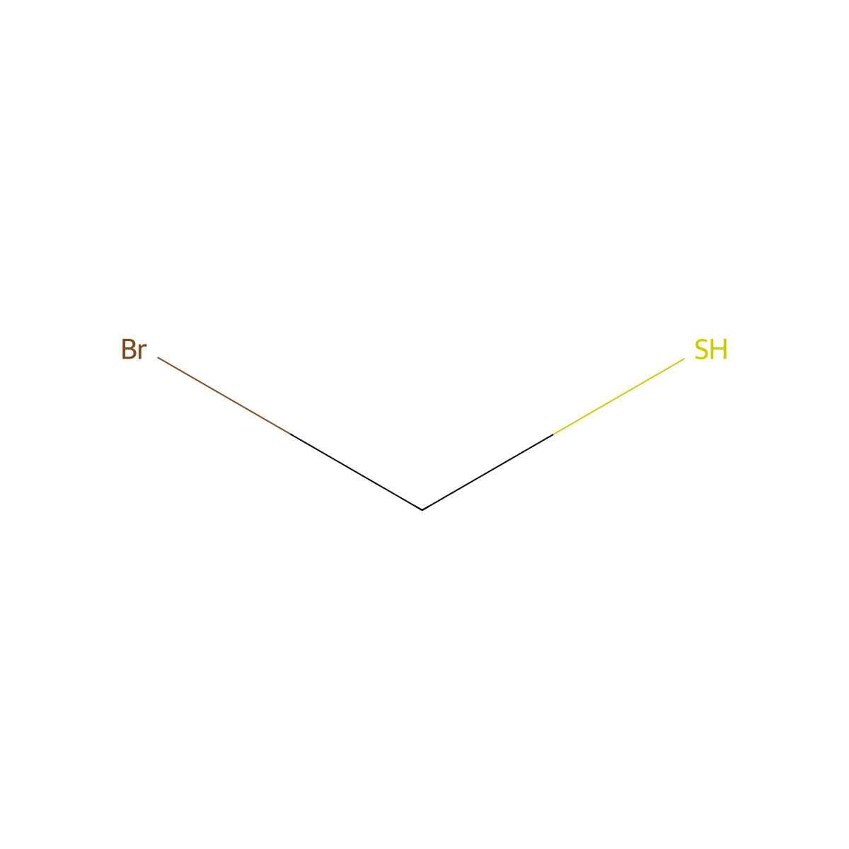 Bromomethanethiol molecular structure, CAS 1024284-47-6