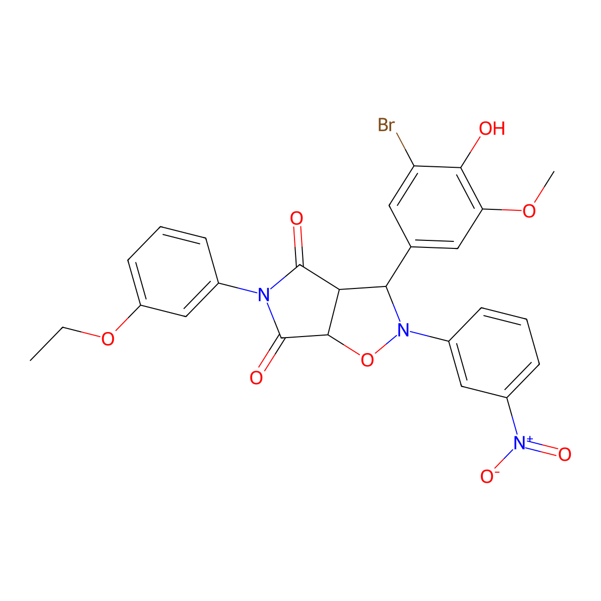 C26H22BrN3O8 molecular structure, CAS 1024308-49-3