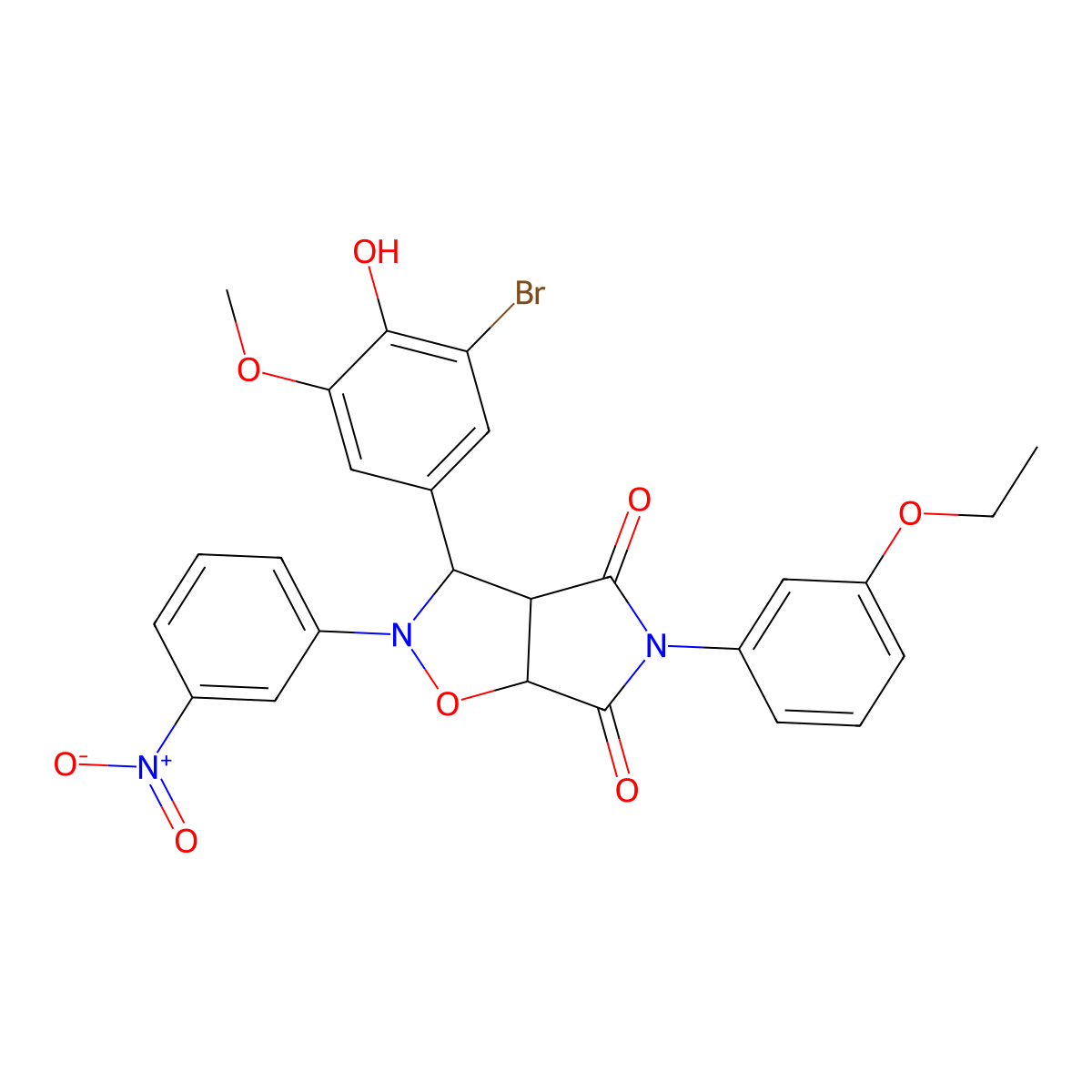 C26H22BrN3O8 molecular structure, CAS 1024308-49-3