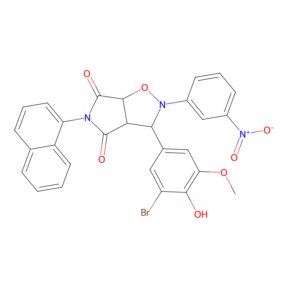 C28H20BrN3O7 molecular structure, CAS 1024312-44-4
