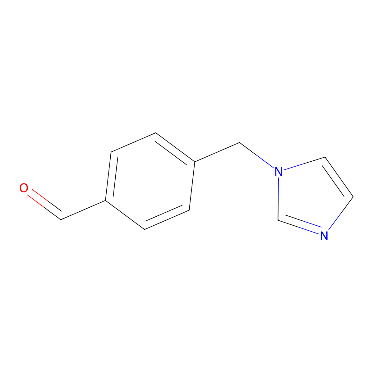 4-(1H-Imidazol-1-ylmethyl)benzaldehyde molecular structure, CAS 102432-03-1