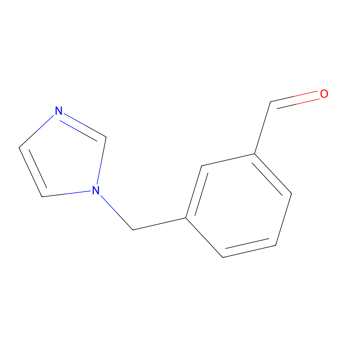3-(1H-Imidazol-1-ylmethyl)benzaldehyde molecular structure, CAS 102432-05-3