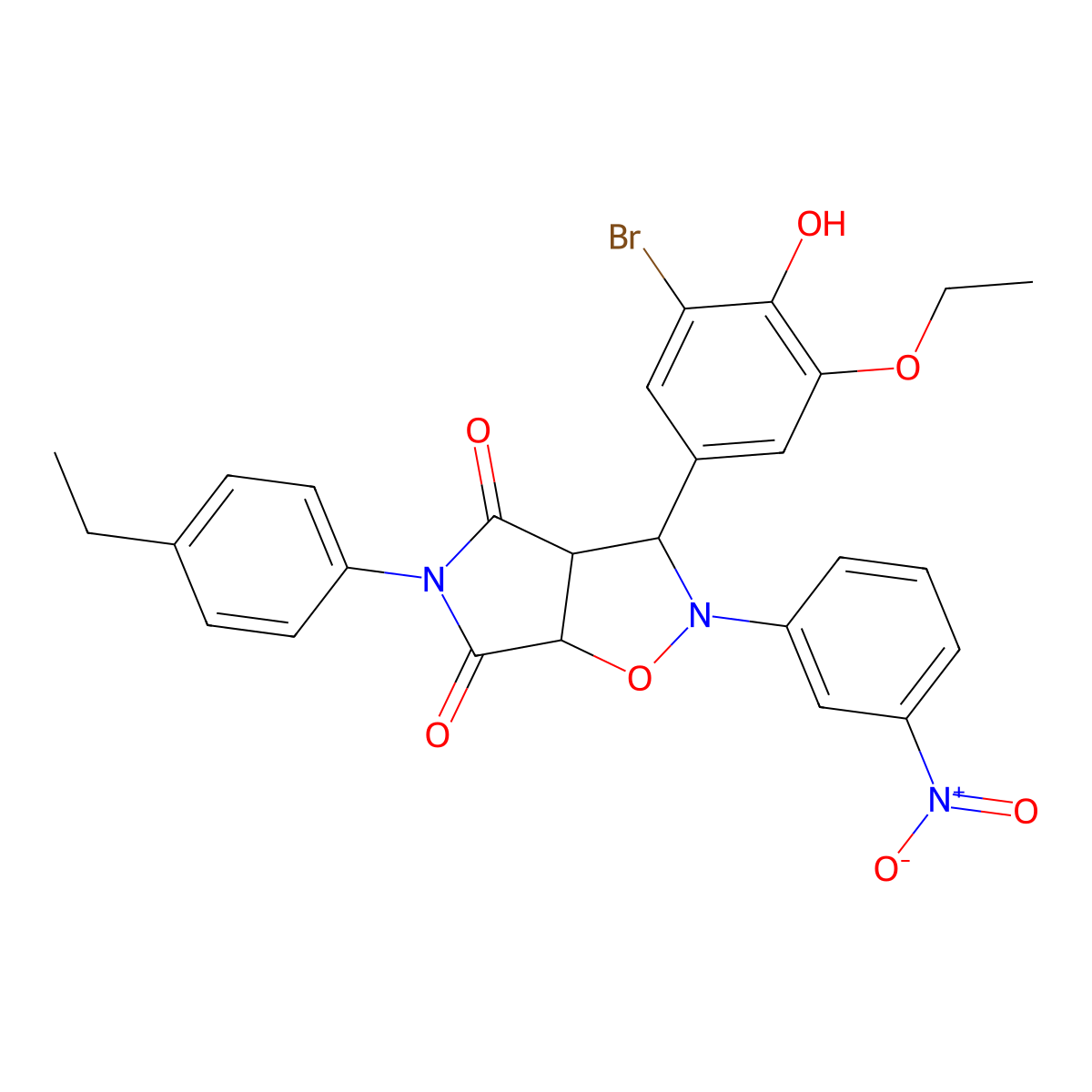 C27H24BrN3O7 molecular structure, CAS 1024322-34-6