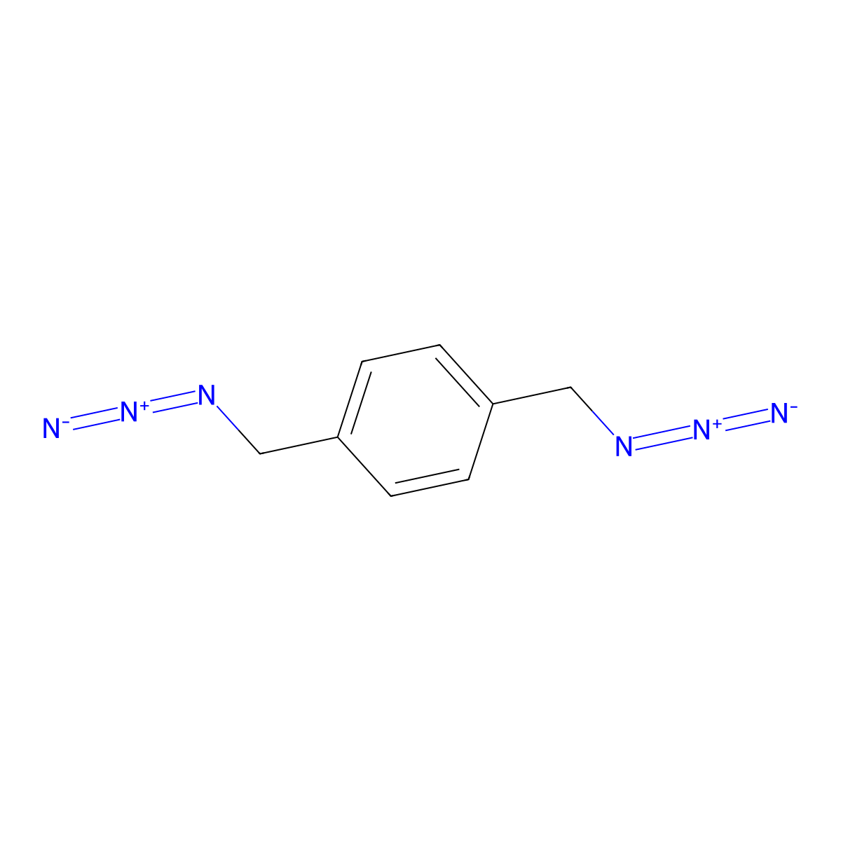 1,4-Bis(azidomethyl)benzene molecular structure, CAS 102437-81-0