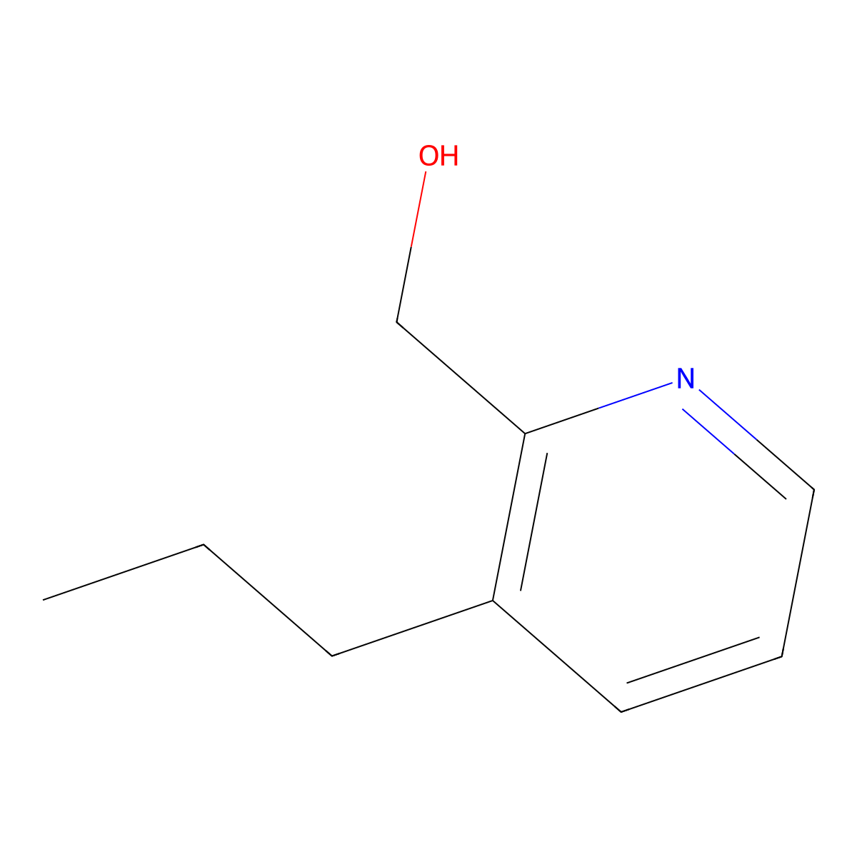 (3-Propylpyridin-2-yl)methanol molecular structure, CAS 102438-91-5
