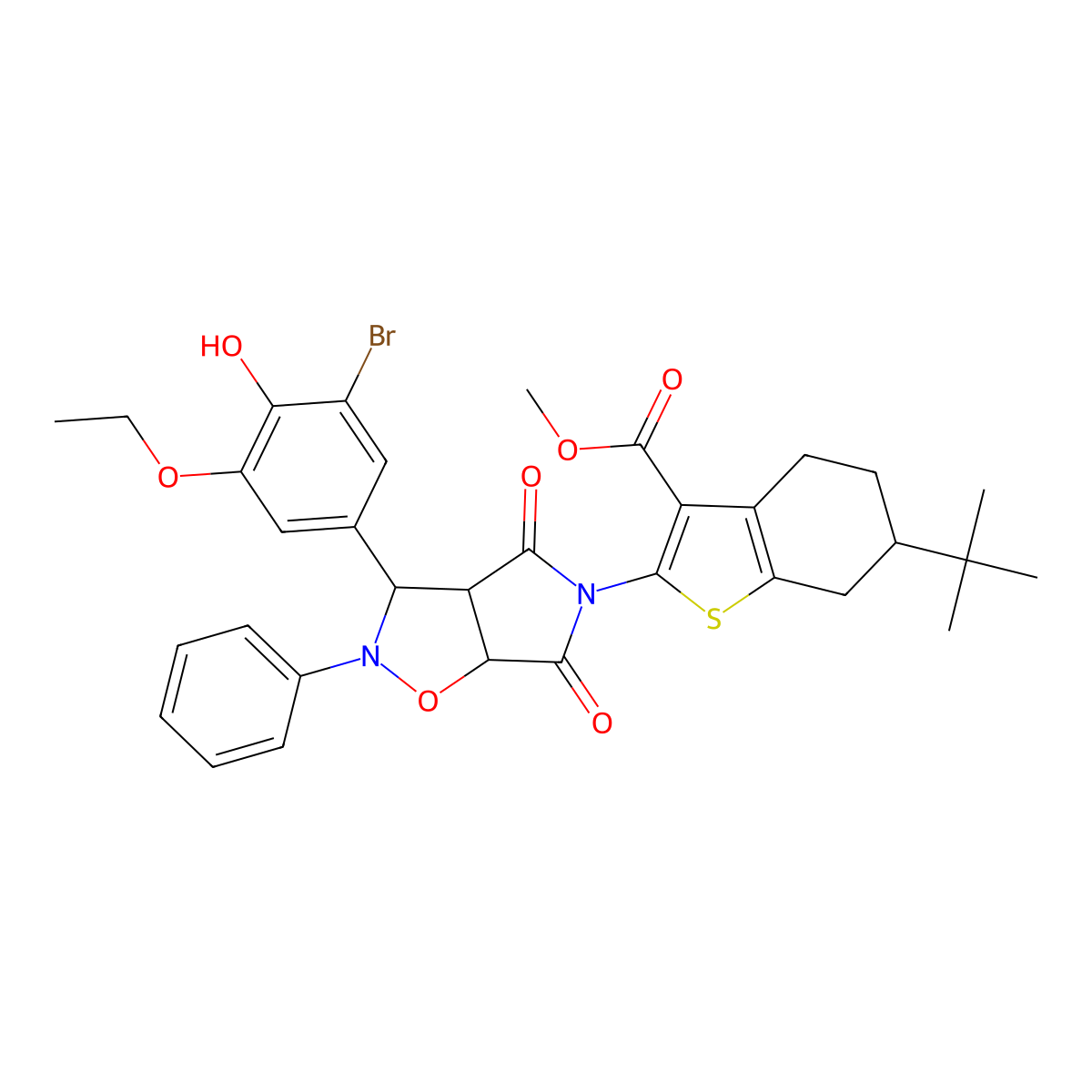 C33H35BrN2O7S molecular structure, CAS 1024434-47-6