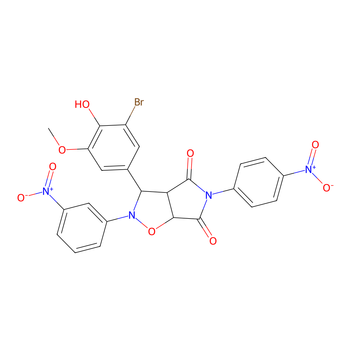 C24H17BrN4O9 molecular structure, CAS 1024447-13-9