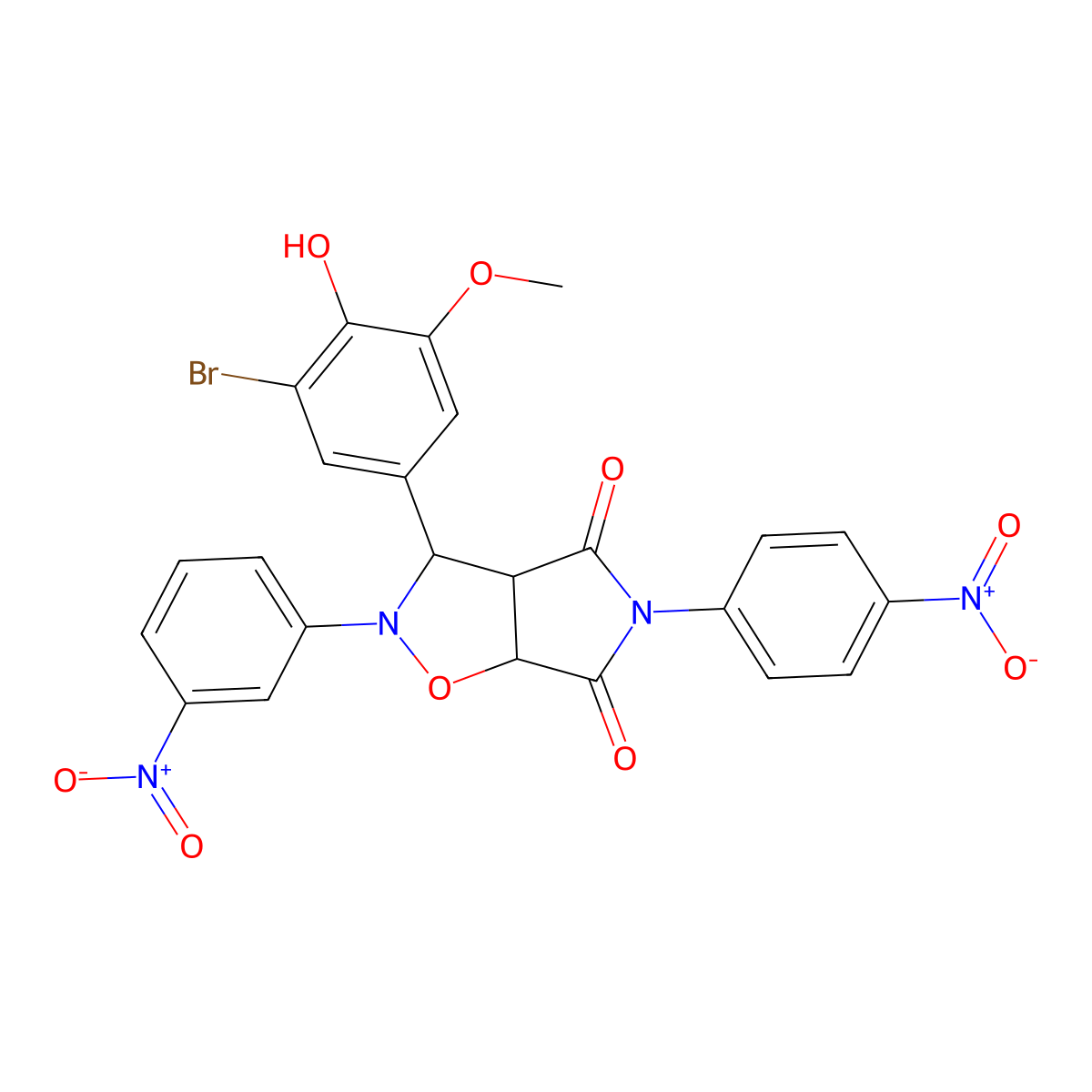 C24H17BrN4O9 molecular structure, CAS 1024447-13-9