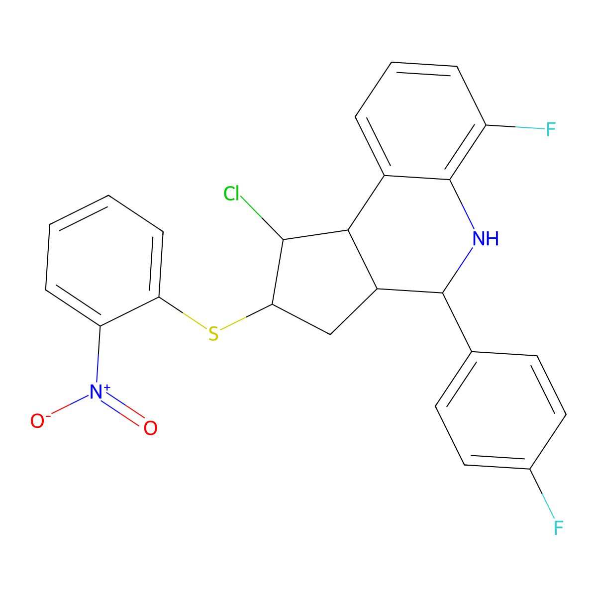 C24H19ClF2N2O2S molecular structure, CAS 1024450-35-8