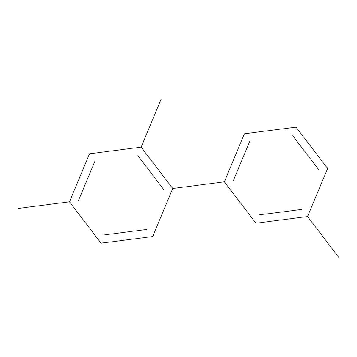 2,3',4-Trimethylbiphenyl molecular structure, CAS 10245-01-9