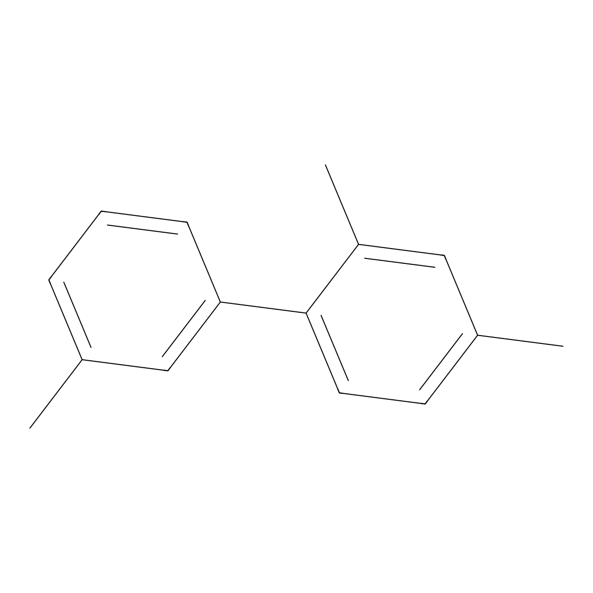 2,3',4-Trimethylbiphenyl molecular structure, CAS 10245-01-9
