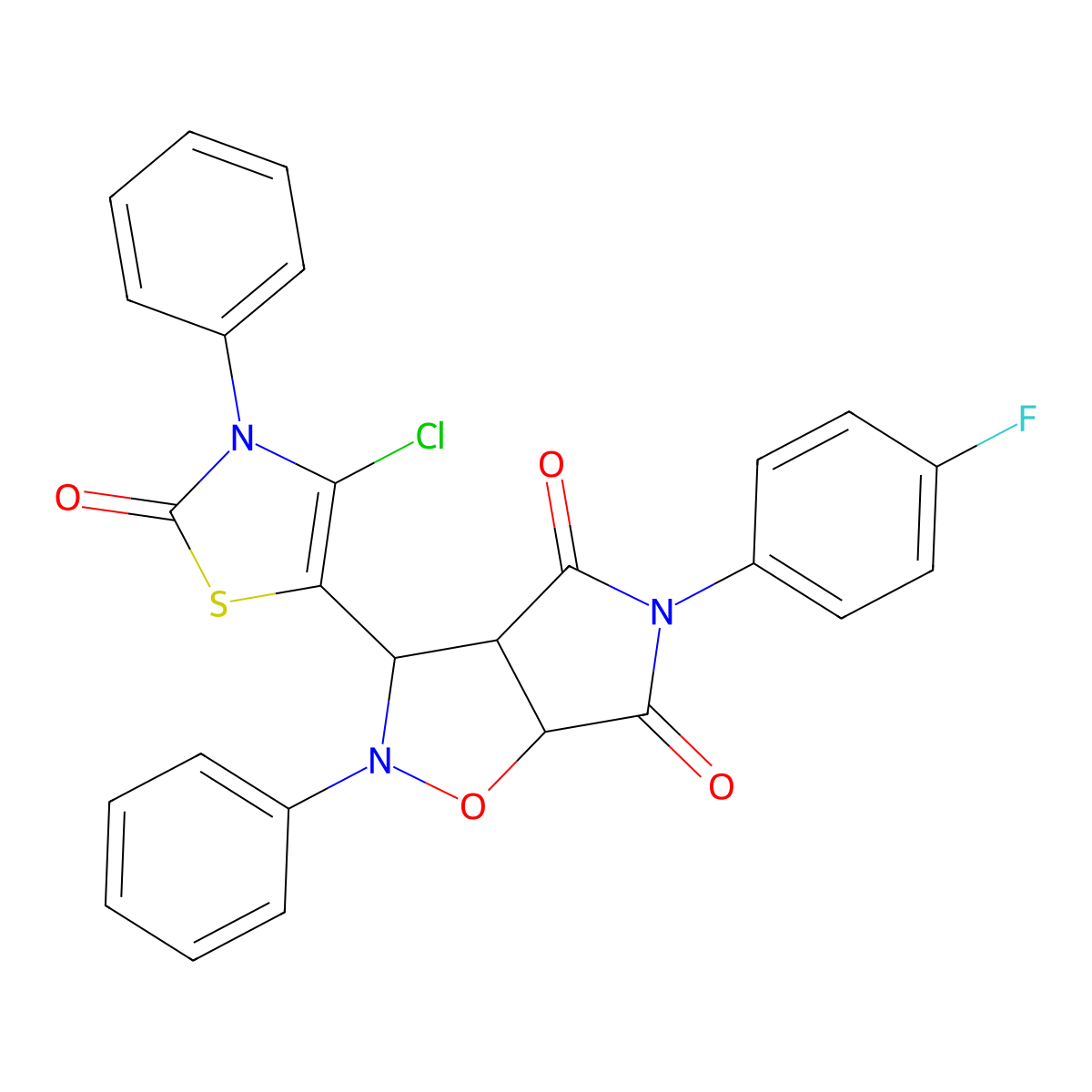 C26H17ClFN3O4S molecular structure, CAS 1024533-93-4