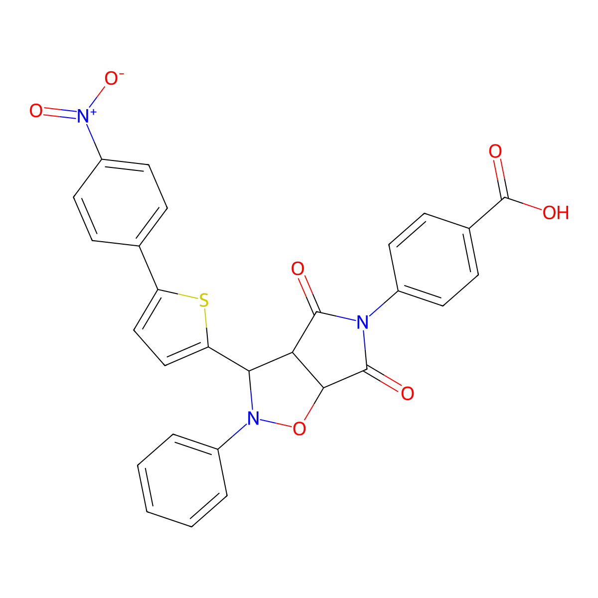 C28H19N3O7S molecular structure, CAS 1024564-85-9
