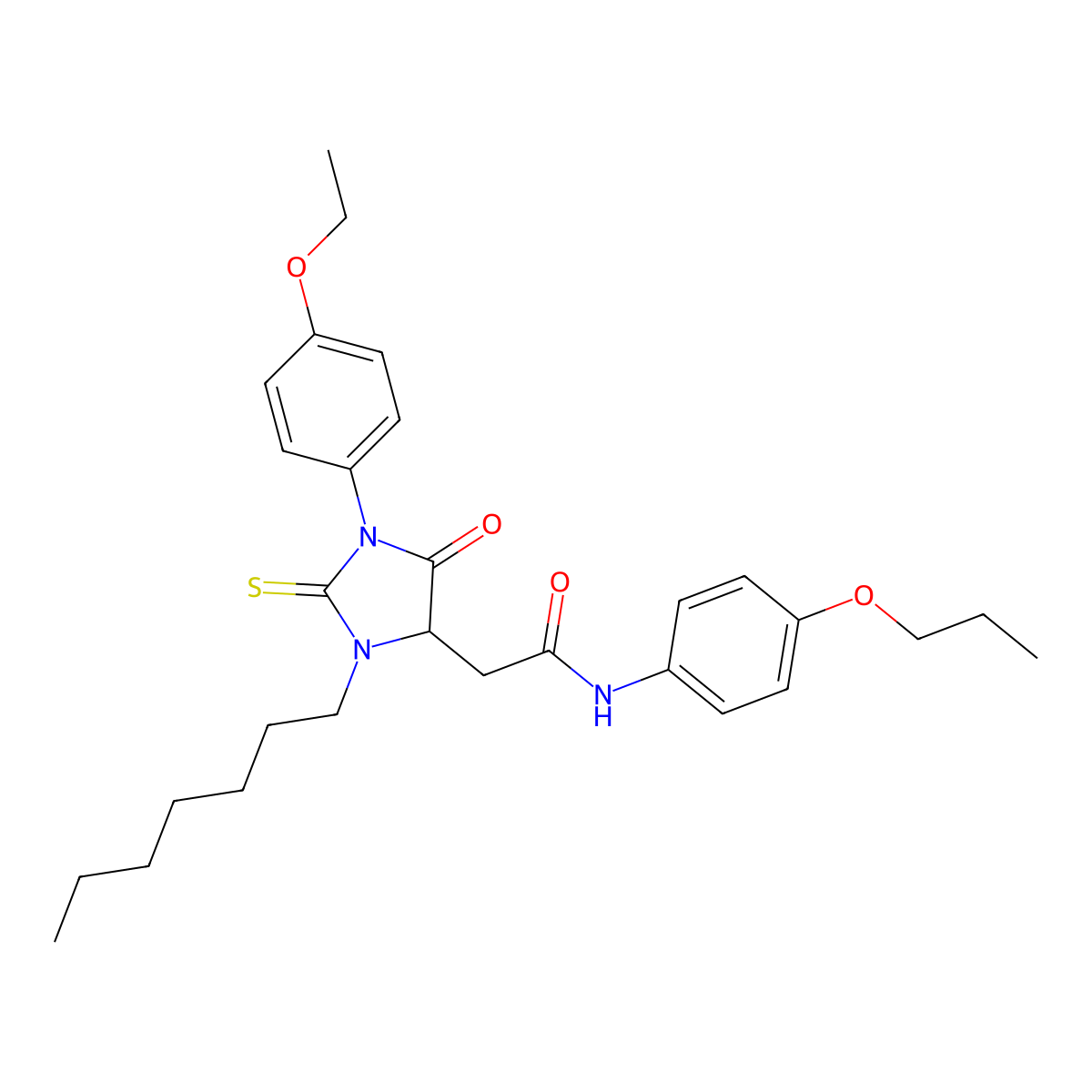 C29H39N3O4S molecular structure, CAS 1024595-01-4