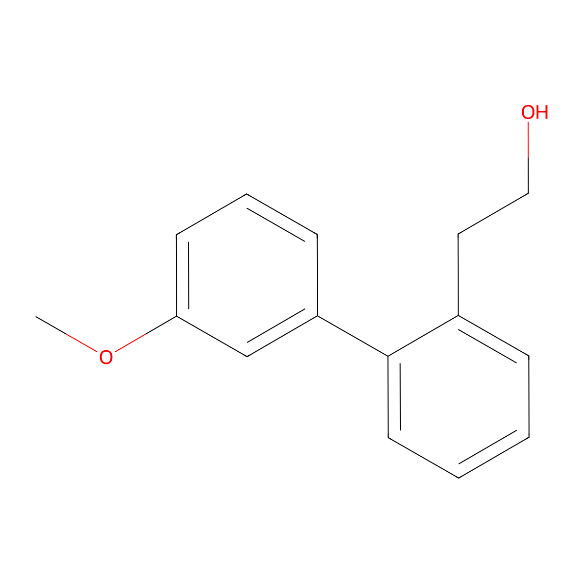 3'-Methoxy-[1,1'-biphenyl]-2-ethanol molecular structure, CAS 1024598-38-6