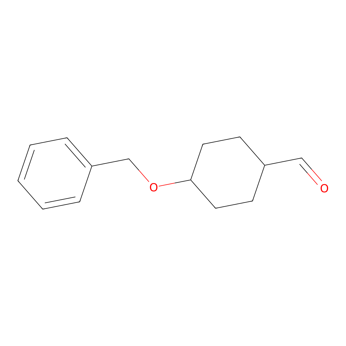 4-(Benzyloxy)cyclohexane-1-carbaldehyde molecular structure, CAS 1024683-61-1