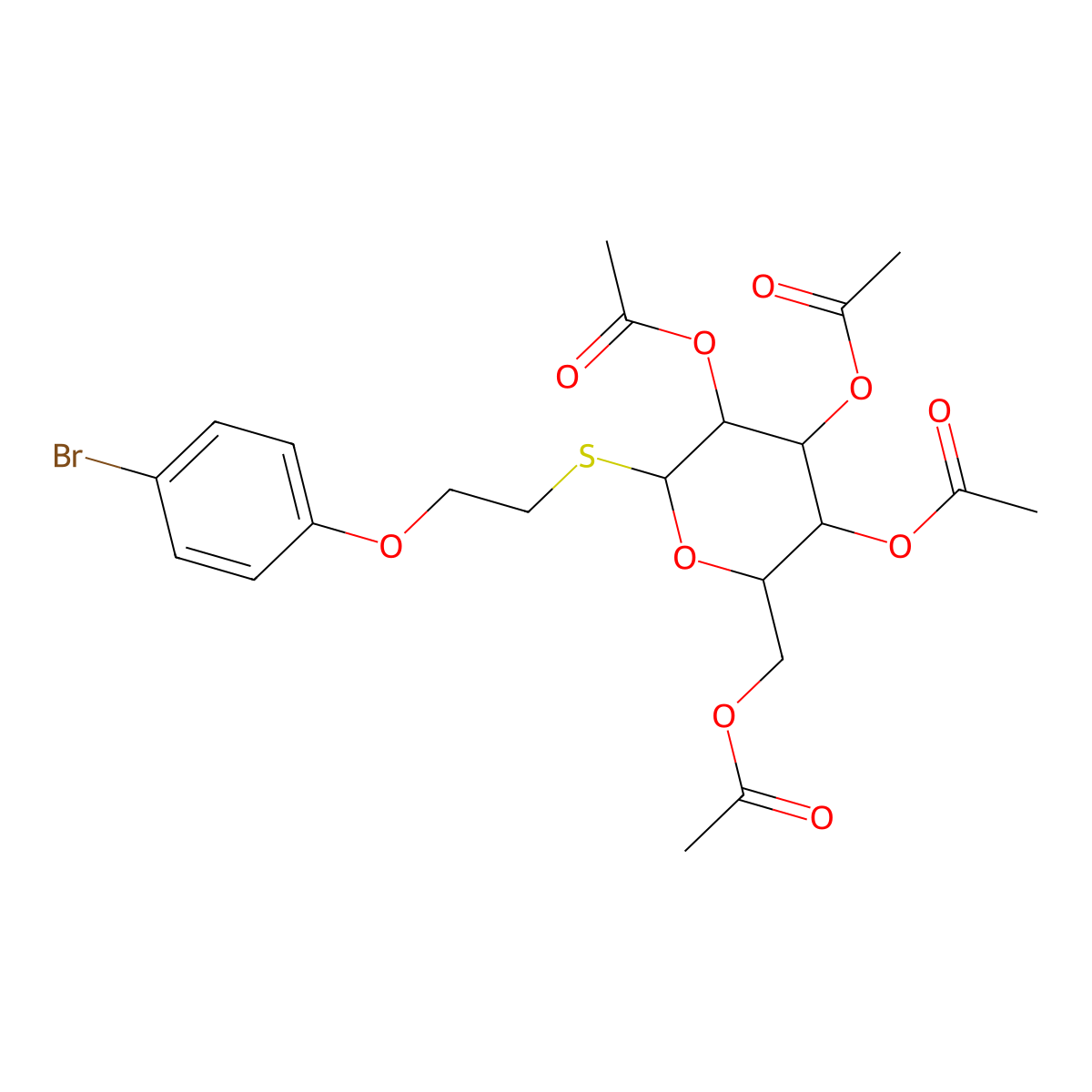 C22H27BrO10S molecular structure, CAS 1024732-42-0