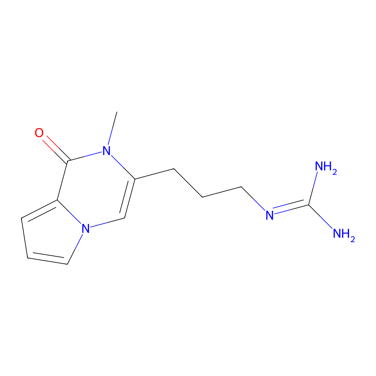 Peramine molecular structure, CAS 102482-94-0