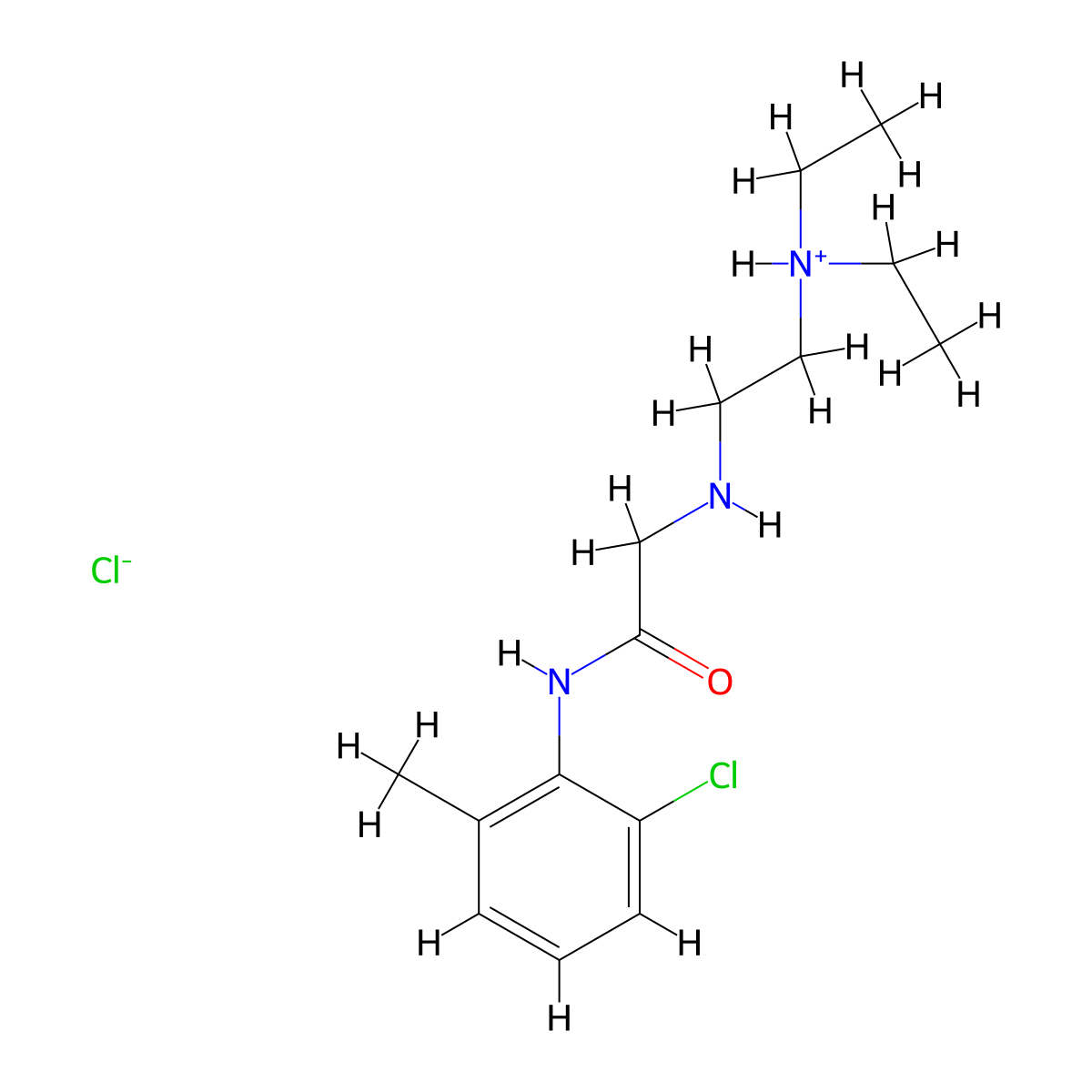 o-Acetotoluidide, 6'-chloro-2-(2-(diethylamino)ethyl)amino-, hydrochloride molecular structure, CAS 102489-49-6