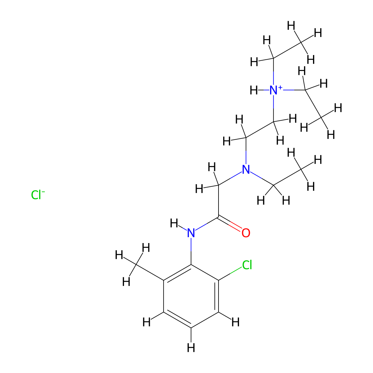 o-Acetotoluidide, 6'-chloro-2-((2-(diethylamino)ethyl)ethylamino)-, hydrochloride molecular structure, CAS 102489-50-9