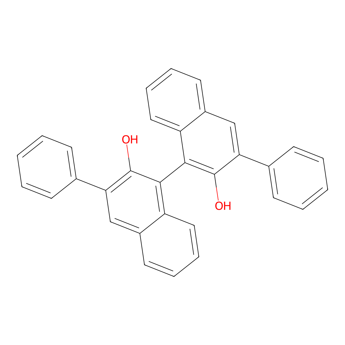 (S)-3,3'-Diphenyl-[1,1'-binaphthalene]-2,2'-diol molecular structure, CAS 102490-05-1