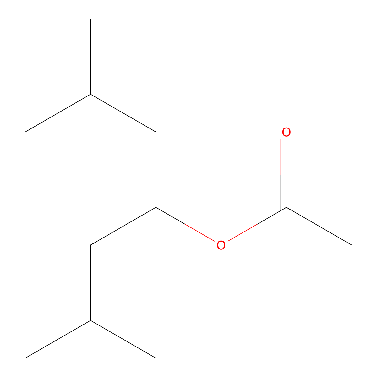4-Heptanol, 2,6-dimethyl-, 4-acetate molecular structure, CAS 10250-45-0