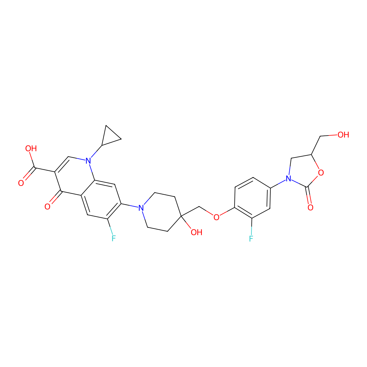 Cadazolid molecular structure, CAS 1025097-10-2