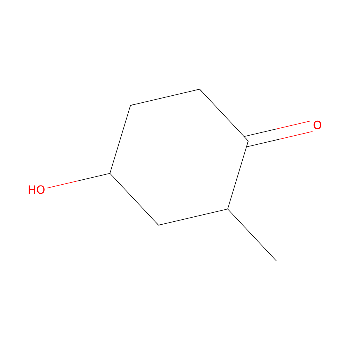 4-Hydroxy-2-methylcyclohexanone molecular structure, CAS 102547-89-7