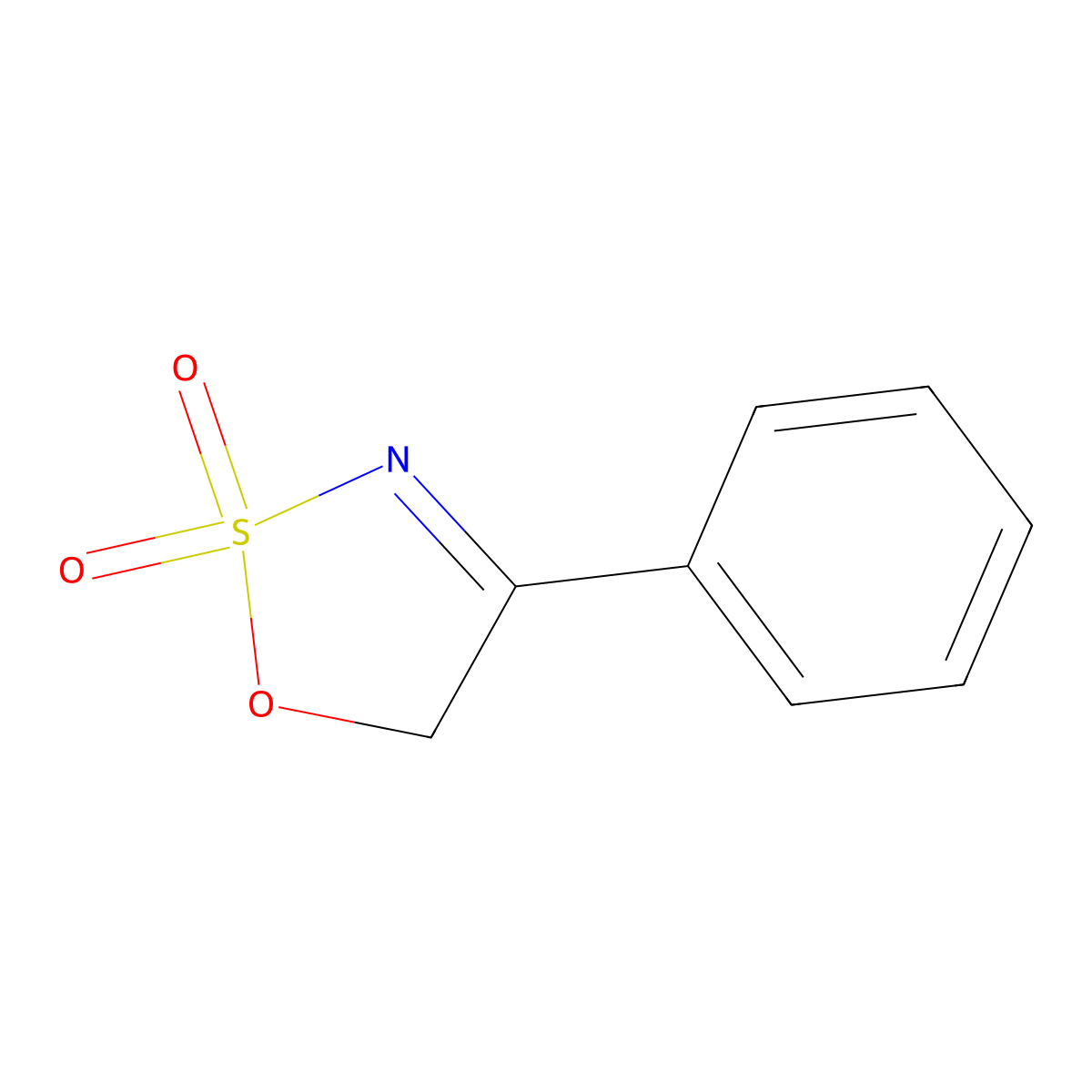 4-phenyl-5H-1,2lambda6,3-oxathiazole-2,2-dione molecular structure, CAS 1025506-03-9