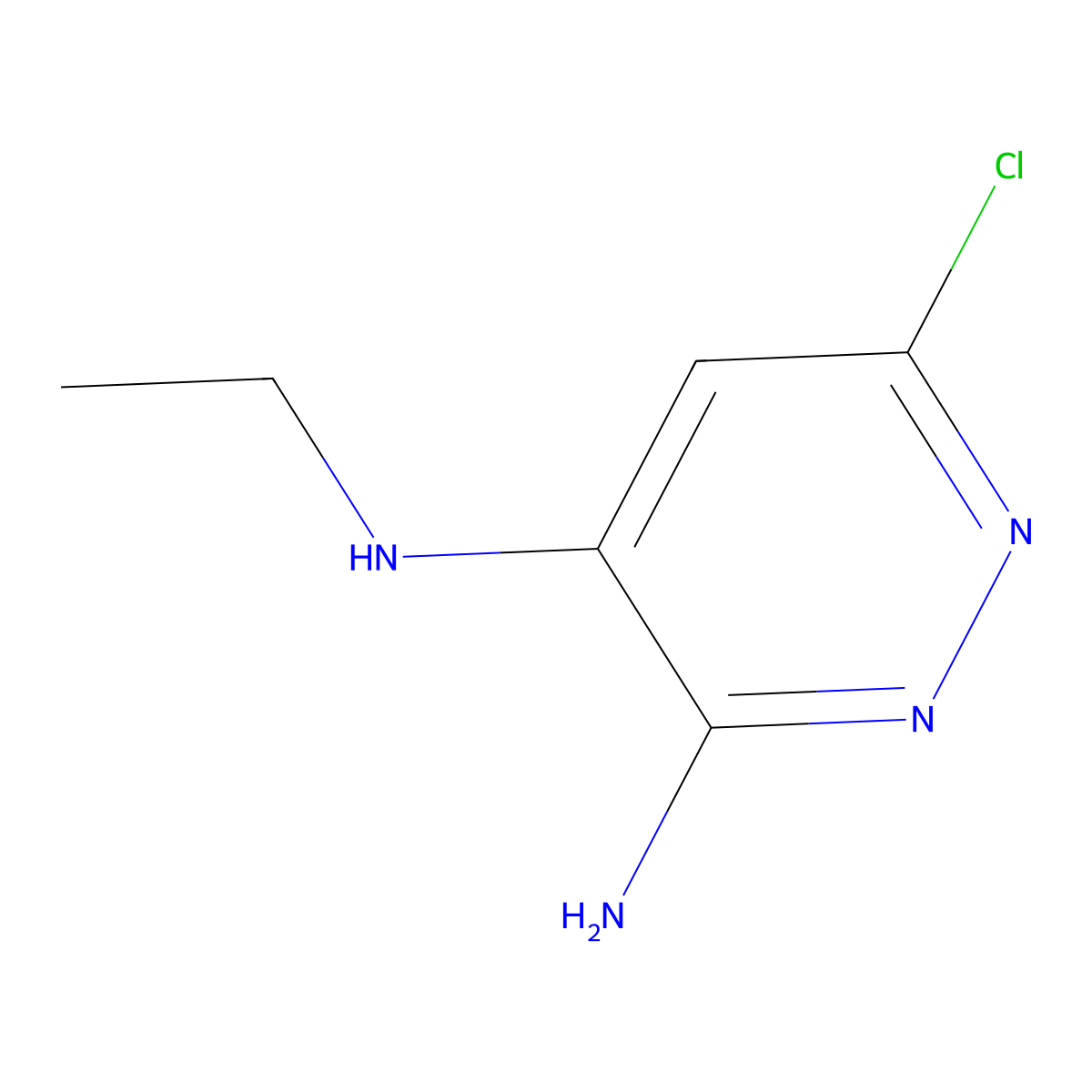 6-chloro-N4-ethylpyridazine-3,4-diamine molecular structure, CAS 1025509-63-0