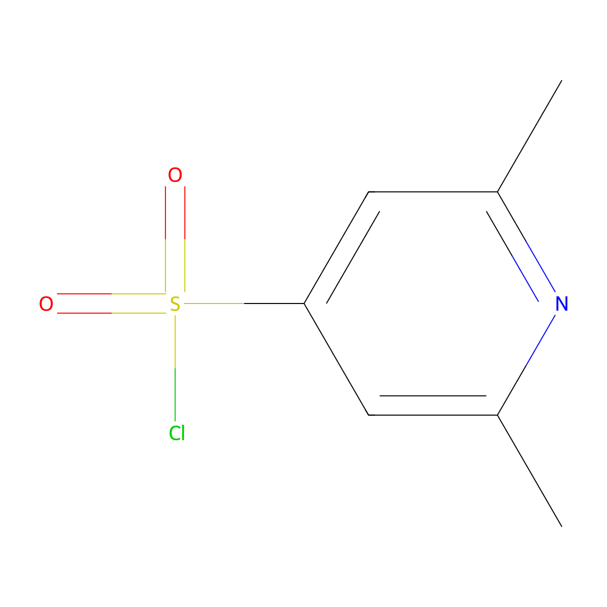 2,6-Dimethylpyridine-4-sulfonyl chloride molecular structure, CAS 1025509-76-5