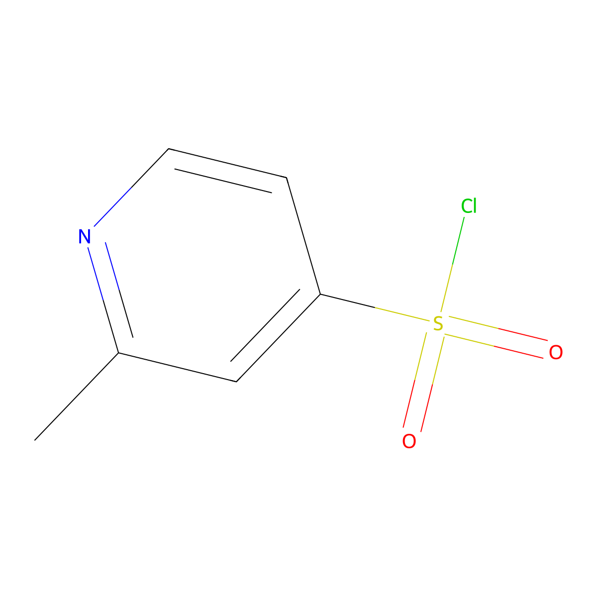 2-Methylpyridine-4-sulfonyl chloride molecular structure, CAS 1025509-77-6