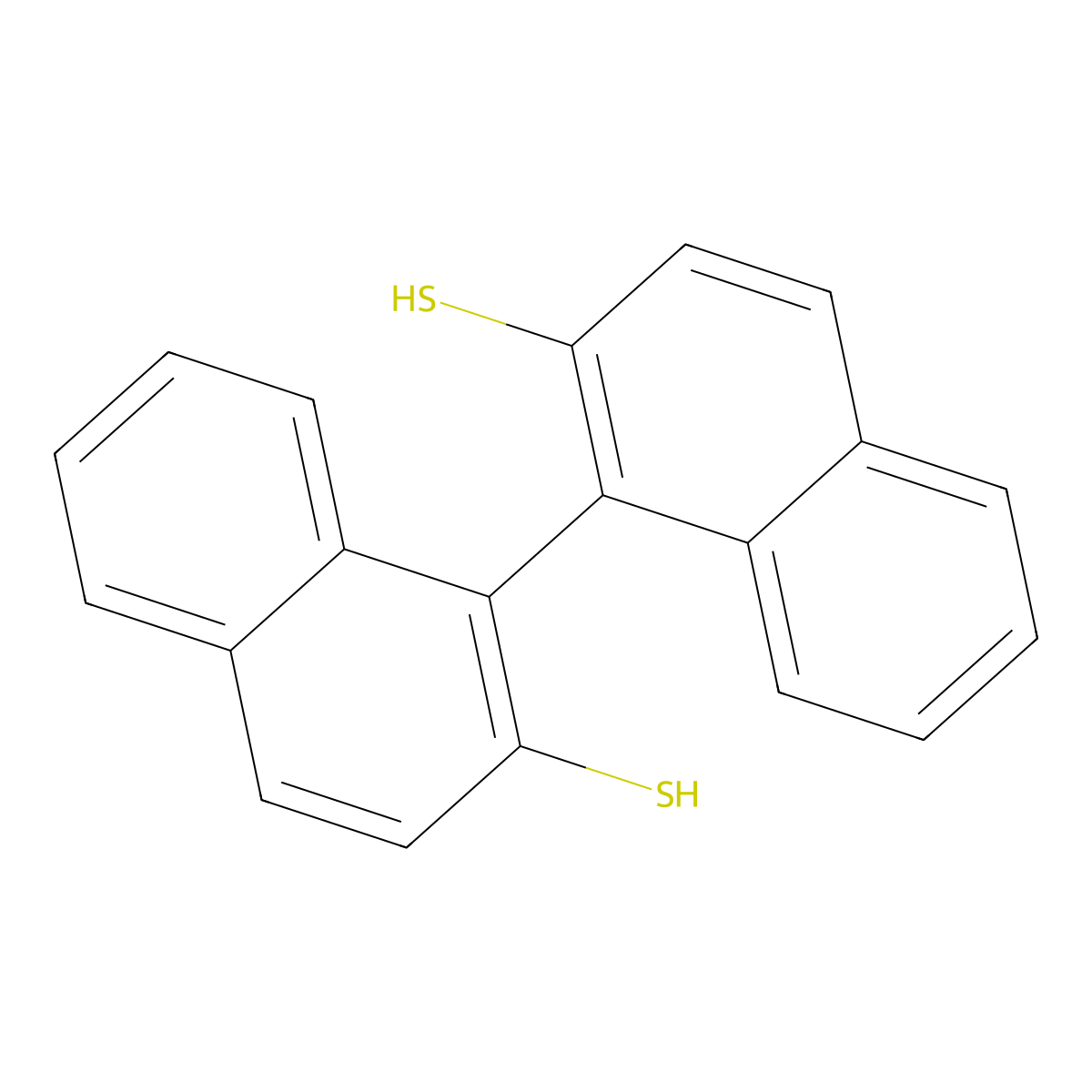 [1,1'-Binaphthalene]-2,2'-dithiol molecular structure, CAS 102555-71-5