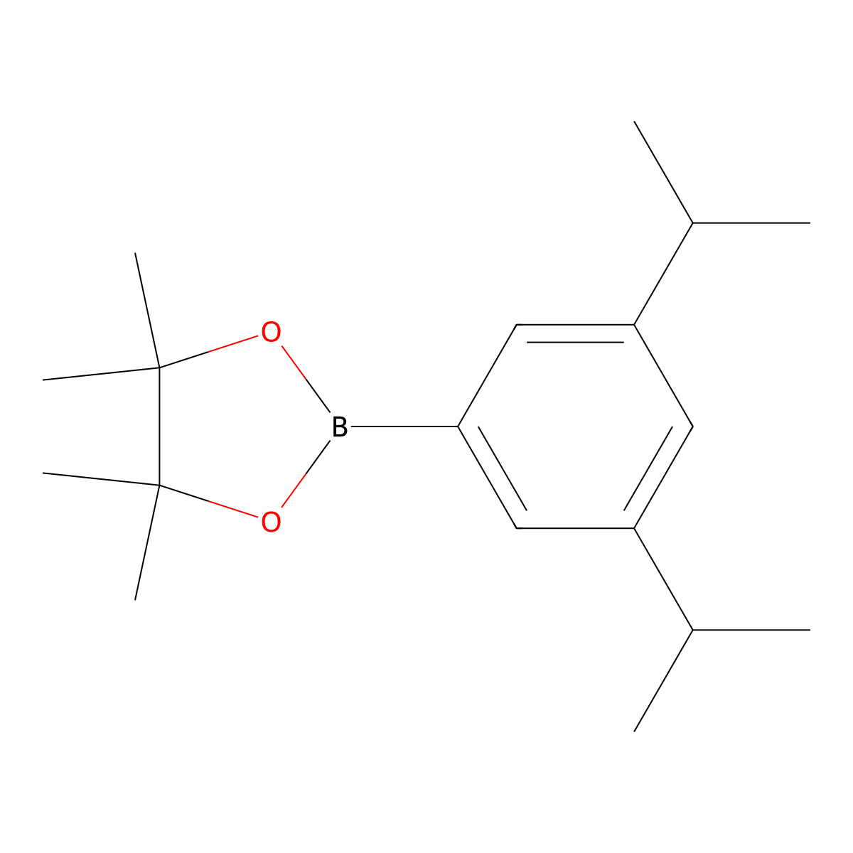 2-(3,5-Diisopropylphenyl)-4,4,5,5-tetramethyl-1,3,2-dioxaborolane molecular structure, CAS 1025719-26-9