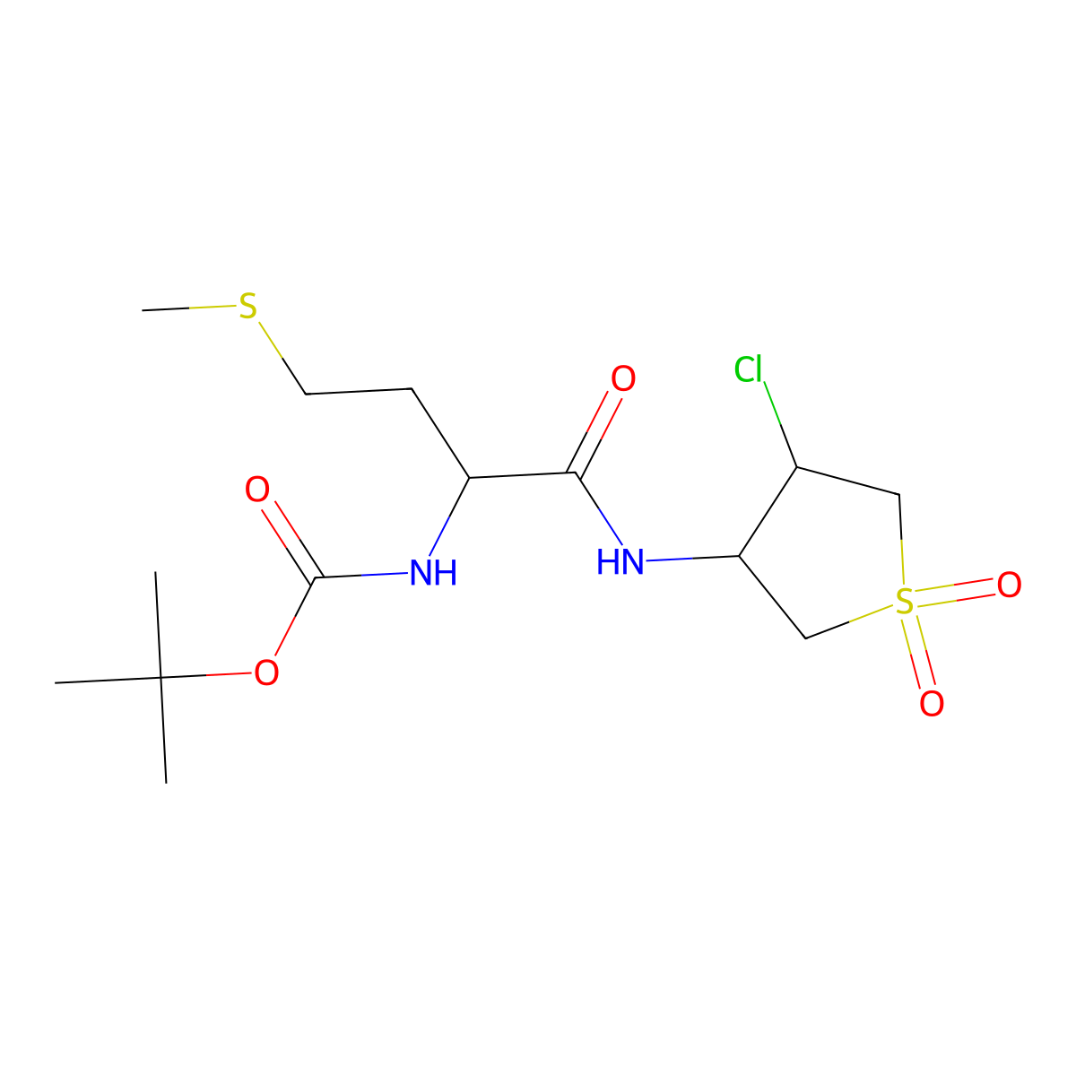 C14H25ClN2O5S2 molecular structure, CAS 1025756-90-4