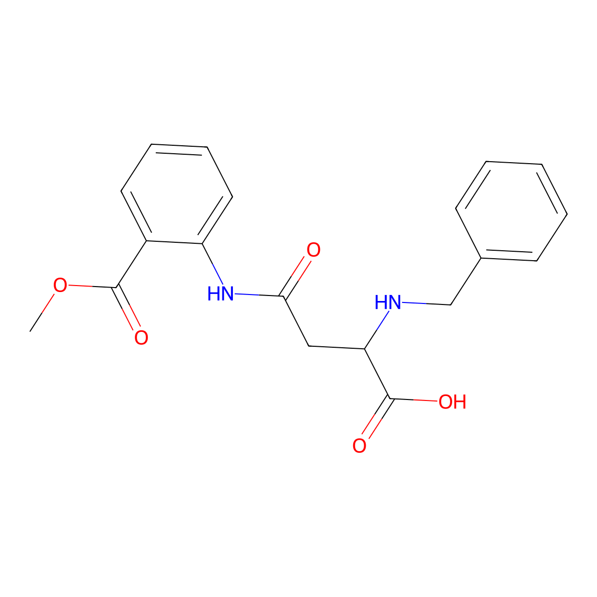 2-(Benzylamino)-3-{[2-(methoxycarbonyl)phenyl]carbamoyl}propanoic acid molecular structure, CAS 1025759-54-9